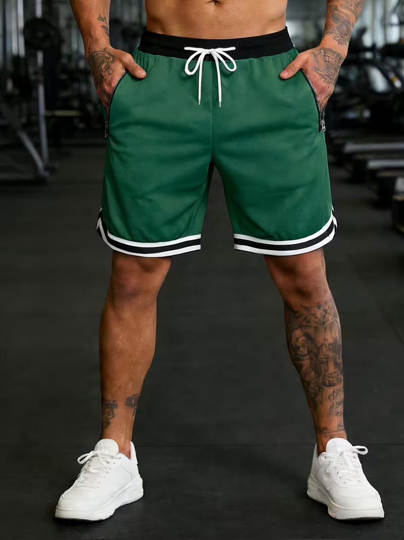 Airflow Zip Pocket Basketball Shorts for Men - gallery