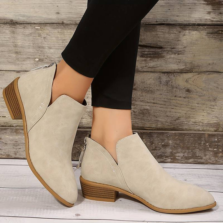 Women's Ankle Boots with Reinforced Ankle Support