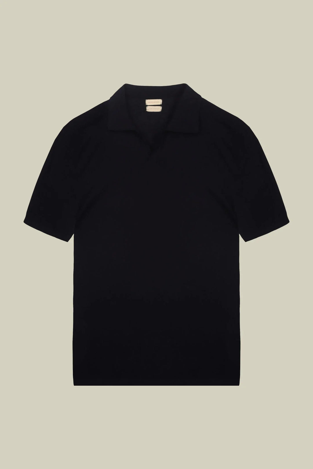 Cotton Crepe Derby Collar Polo Shirt for Men — gallery