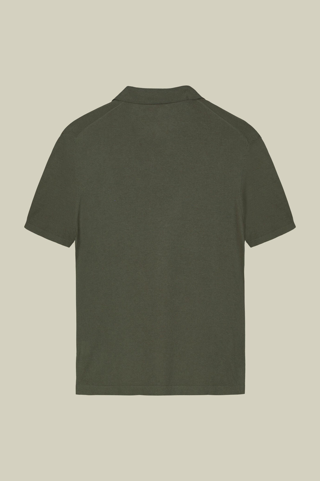 Cotton Crepe Derby Collar Polo Shirt for Men — gallery