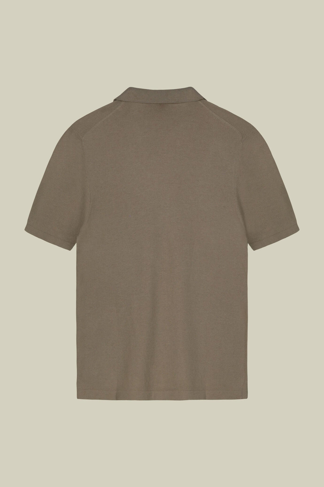 Cotton Crepe Derby Collar Polo Shirt for Men — gallery