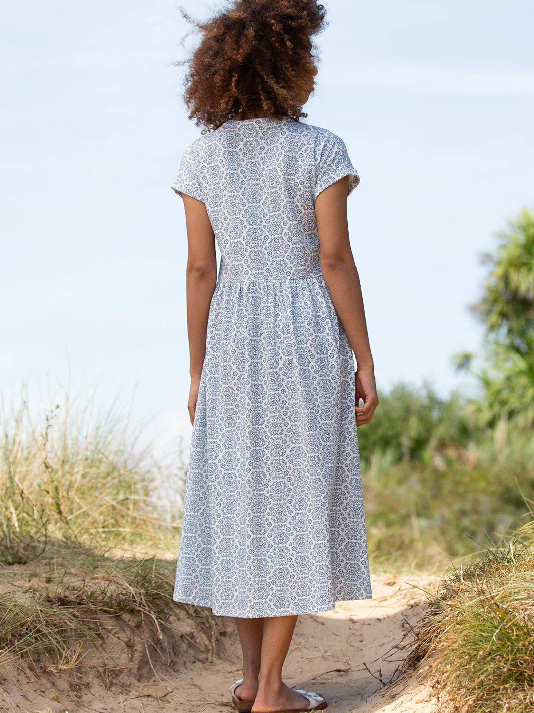 Ryall Slub Jersey Dress Heritage Floral — gallery