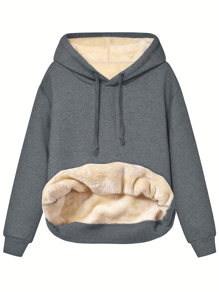 Calliope Fleece Hoodie - Snug Winter Warmth for Women