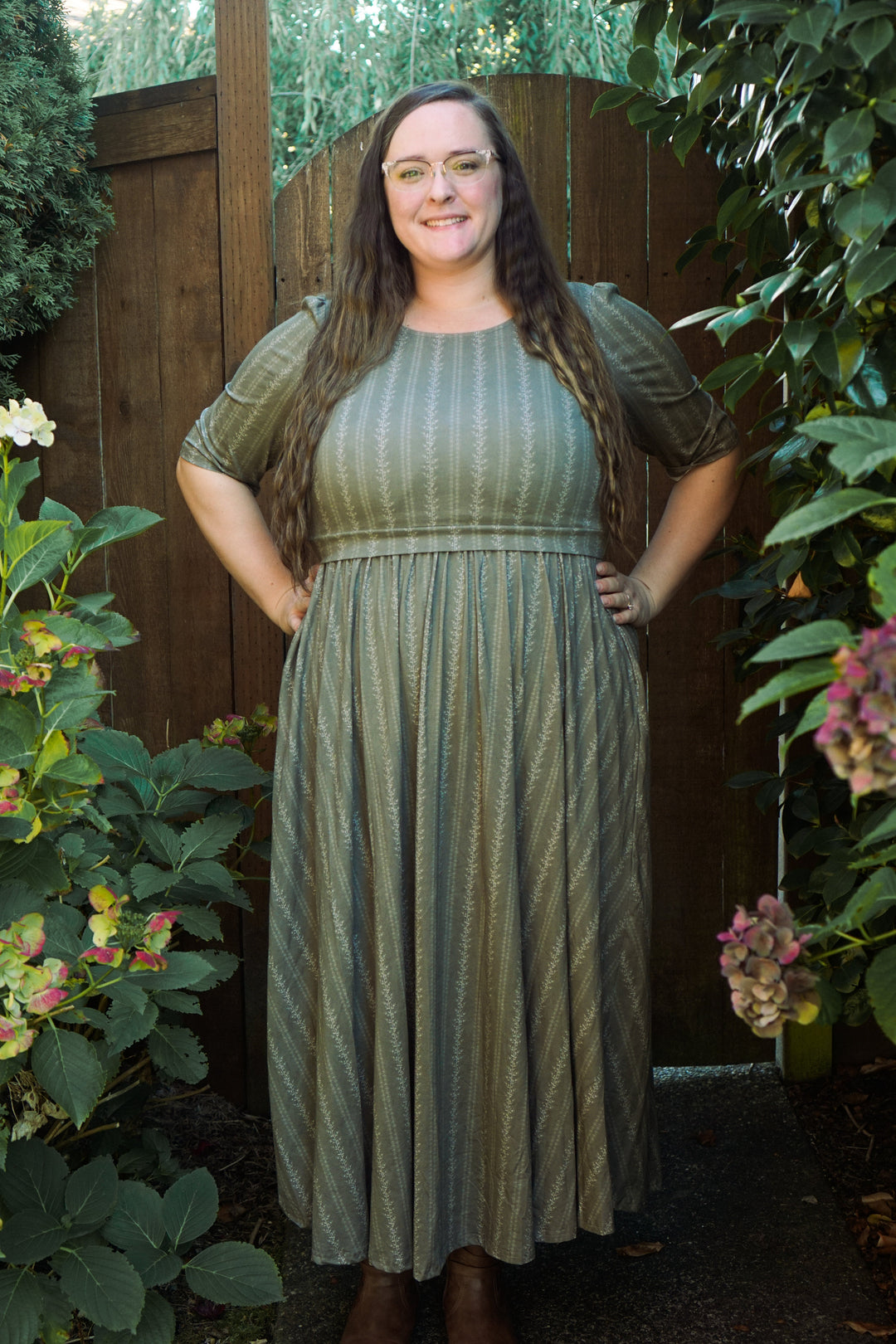 Printed Smock Dress for Women - gallery