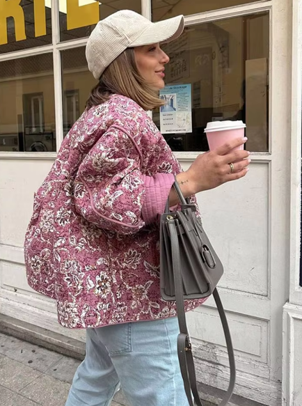 Quilted Insulated Jacket for Autumn and Winter Layering