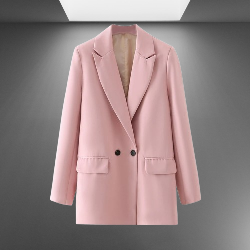 Double-Breasted Blazer for Women - Tailored Professional Fit