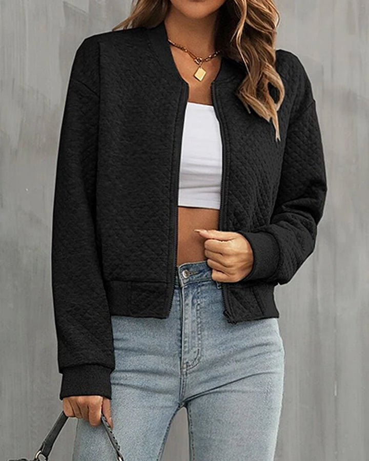 Madilyn Bomber Jacket - Relaxed Fit Outerwear for Women
