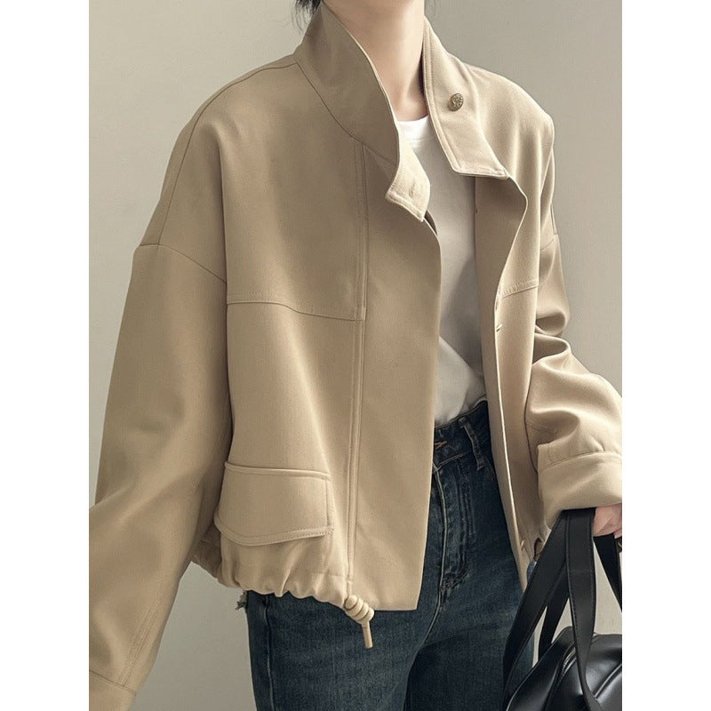 Daisy Floral Jacket with Structured Collar for Women
