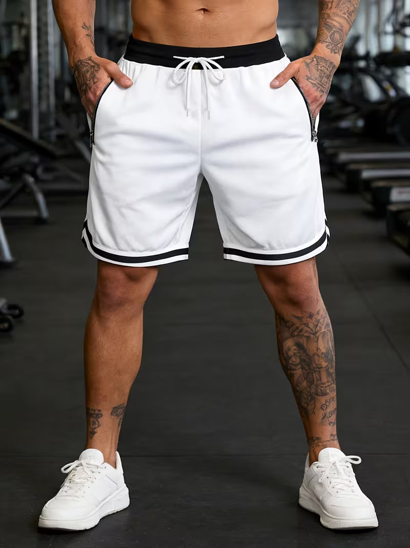 Airflow Zip Pocket Basketball Shorts for Men - gallery