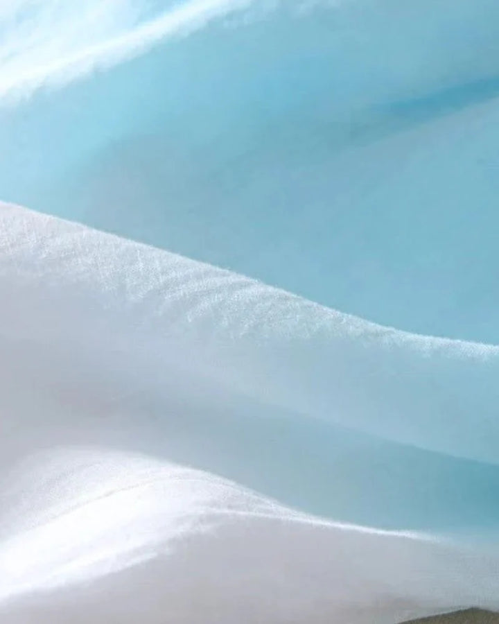 Aqua Blue Ombre Casual Shirt for Men