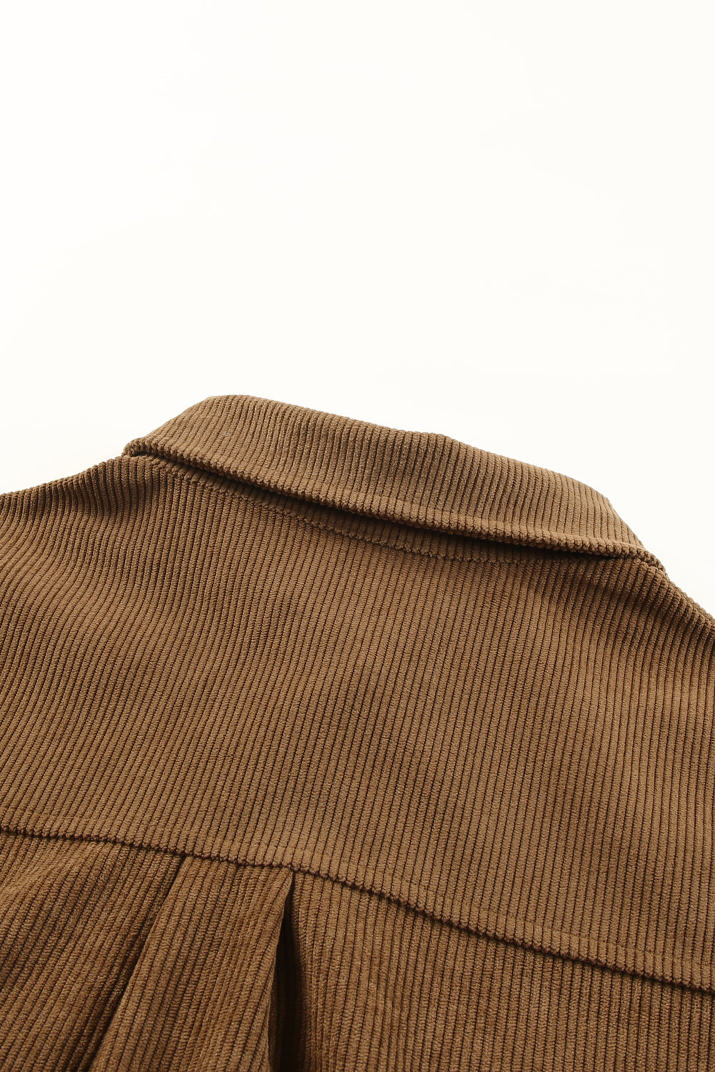 Aztec-Inspired Corduroy Jacket in an Oversized Cut