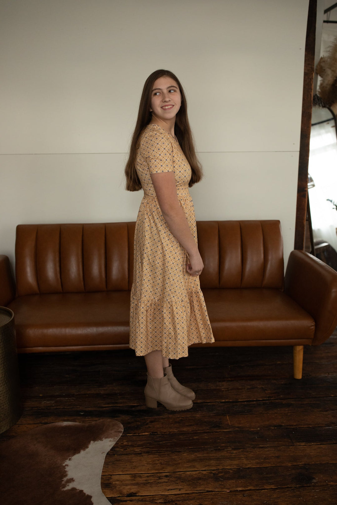 Citron Sunbeam ~ Canterbury Dress for Women - gallery