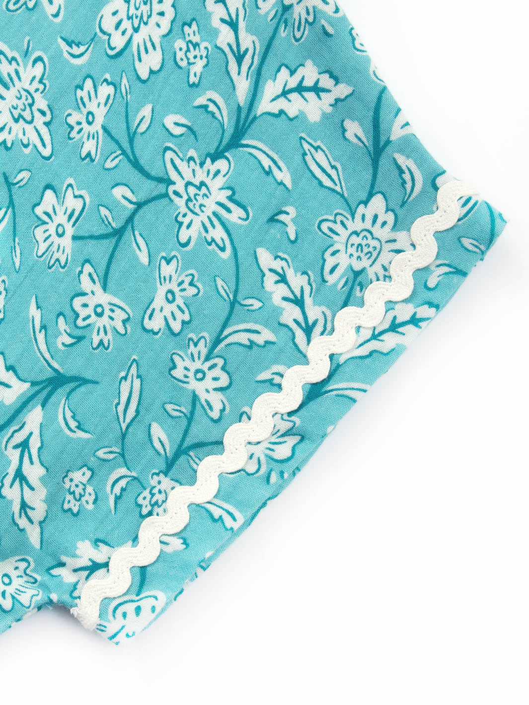 Chilfrome Muslin Dress Ocean Bloom — gallery