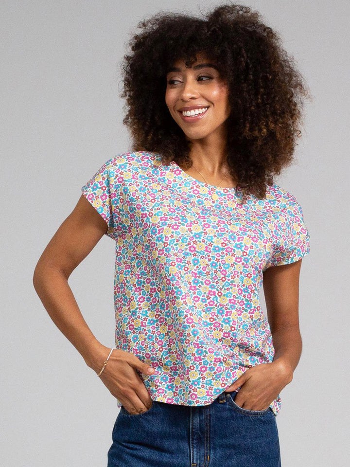 Alum Jersey Top Born to Bloom for Women