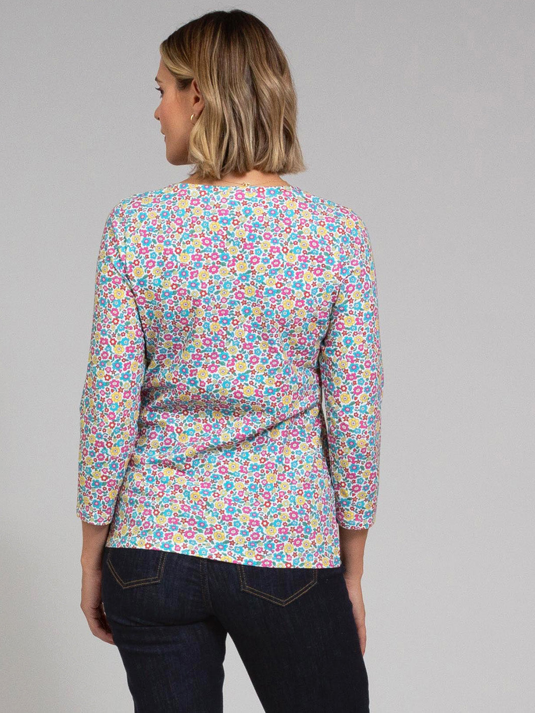 Tarrant Three-Quarter Sleeve Jersey T-Shirt Born To Bloom — gallery