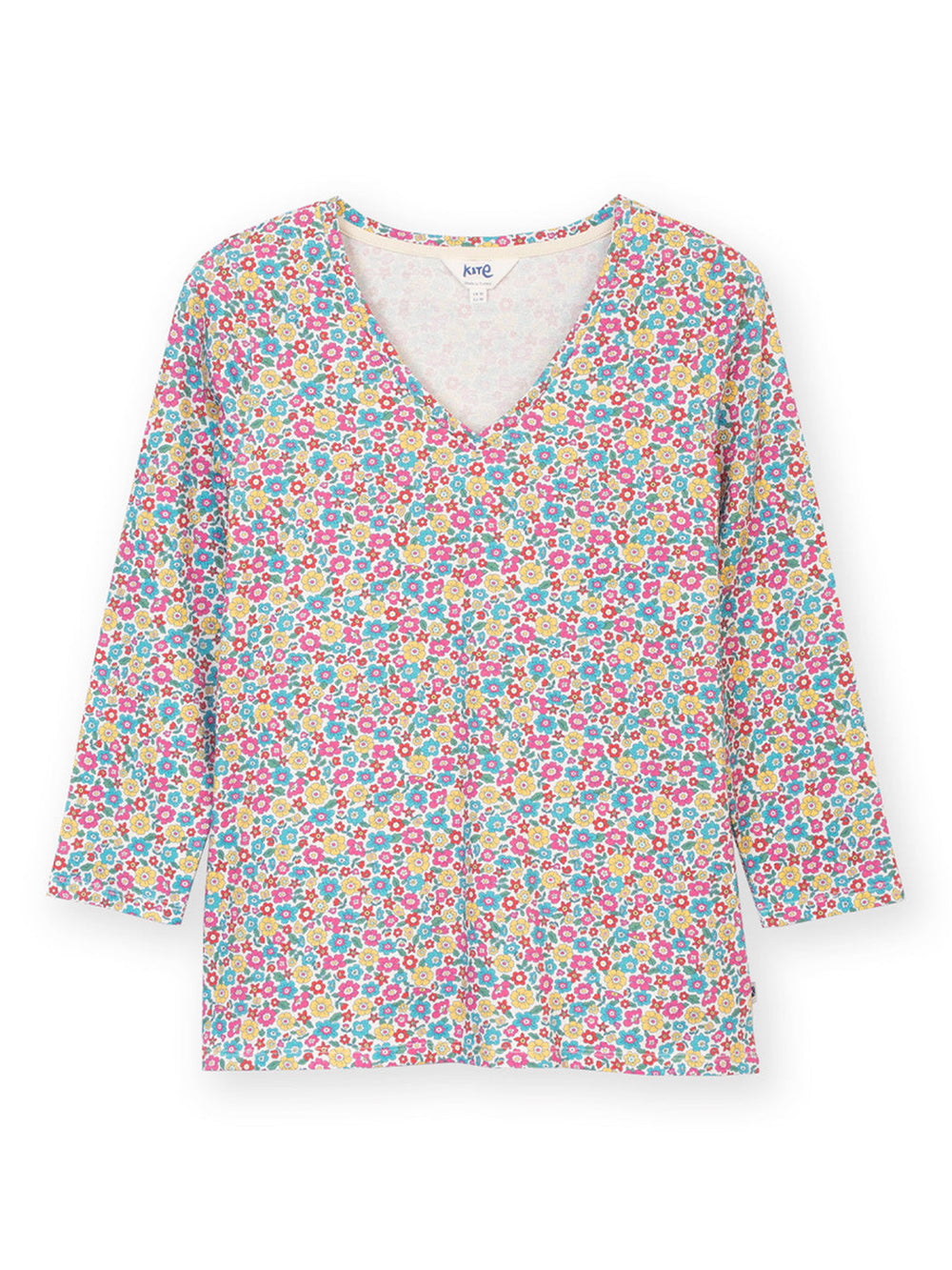 Tarrant Three-Quarter Sleeve Jersey T-Shirt Born To Bloom — gallery