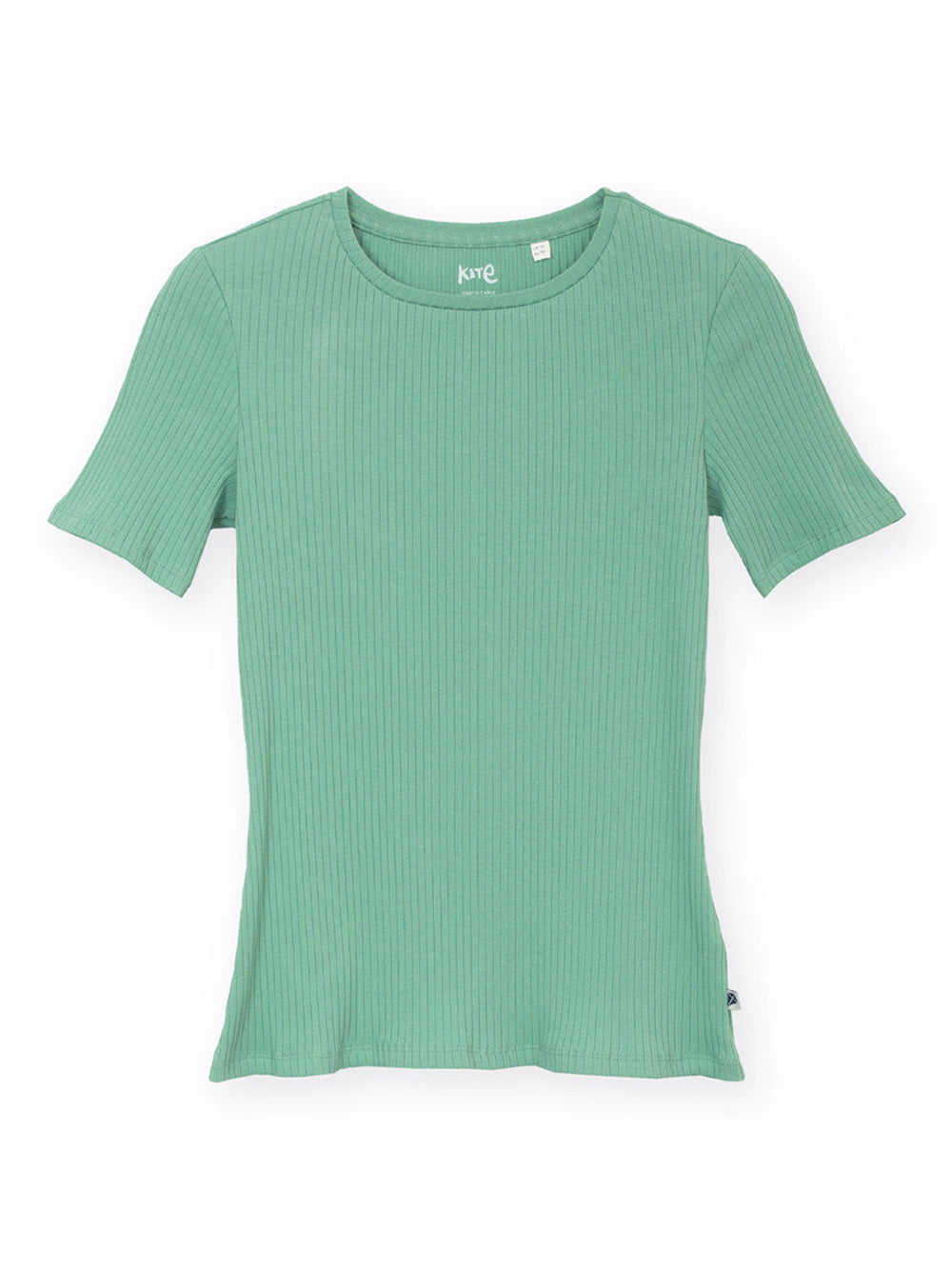 Portesham Ribbed T-Shirt Sage — gallery