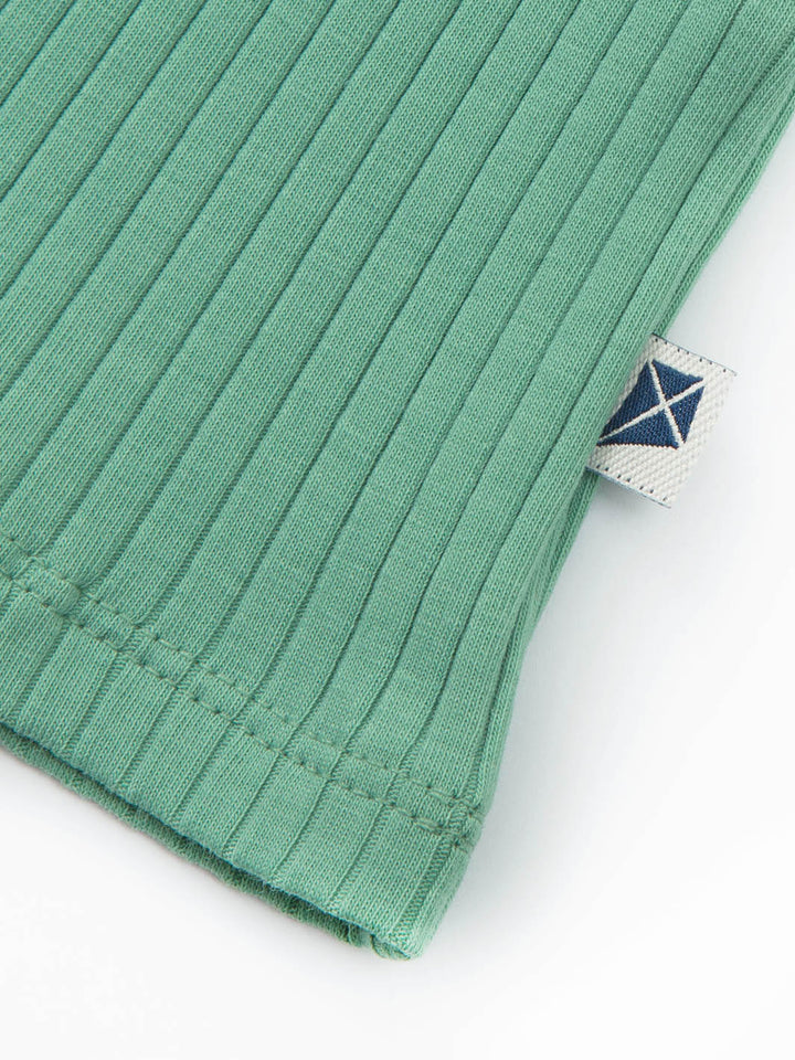 Portesham Ribbed T-Shirt Sage — gallery