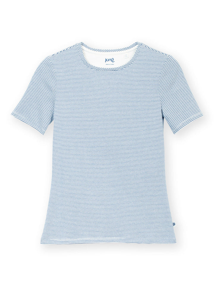Portesham Jersey T-Shirt Navy Stripe — gallery