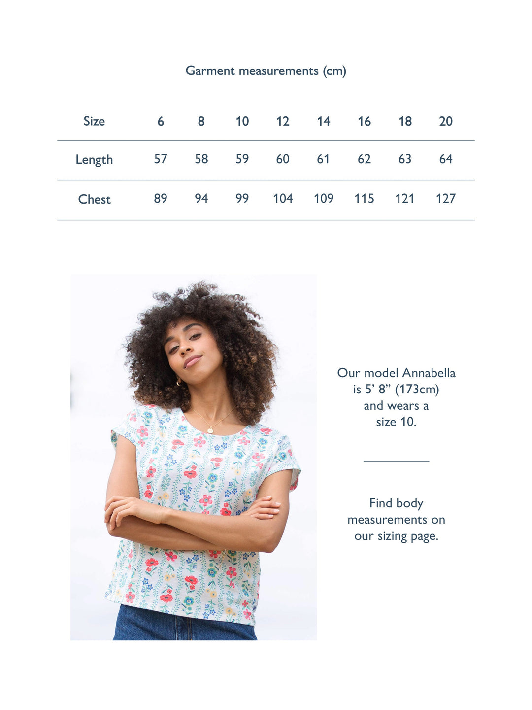 Alum Slub Jersey Top Flower Press for Women - gallery
