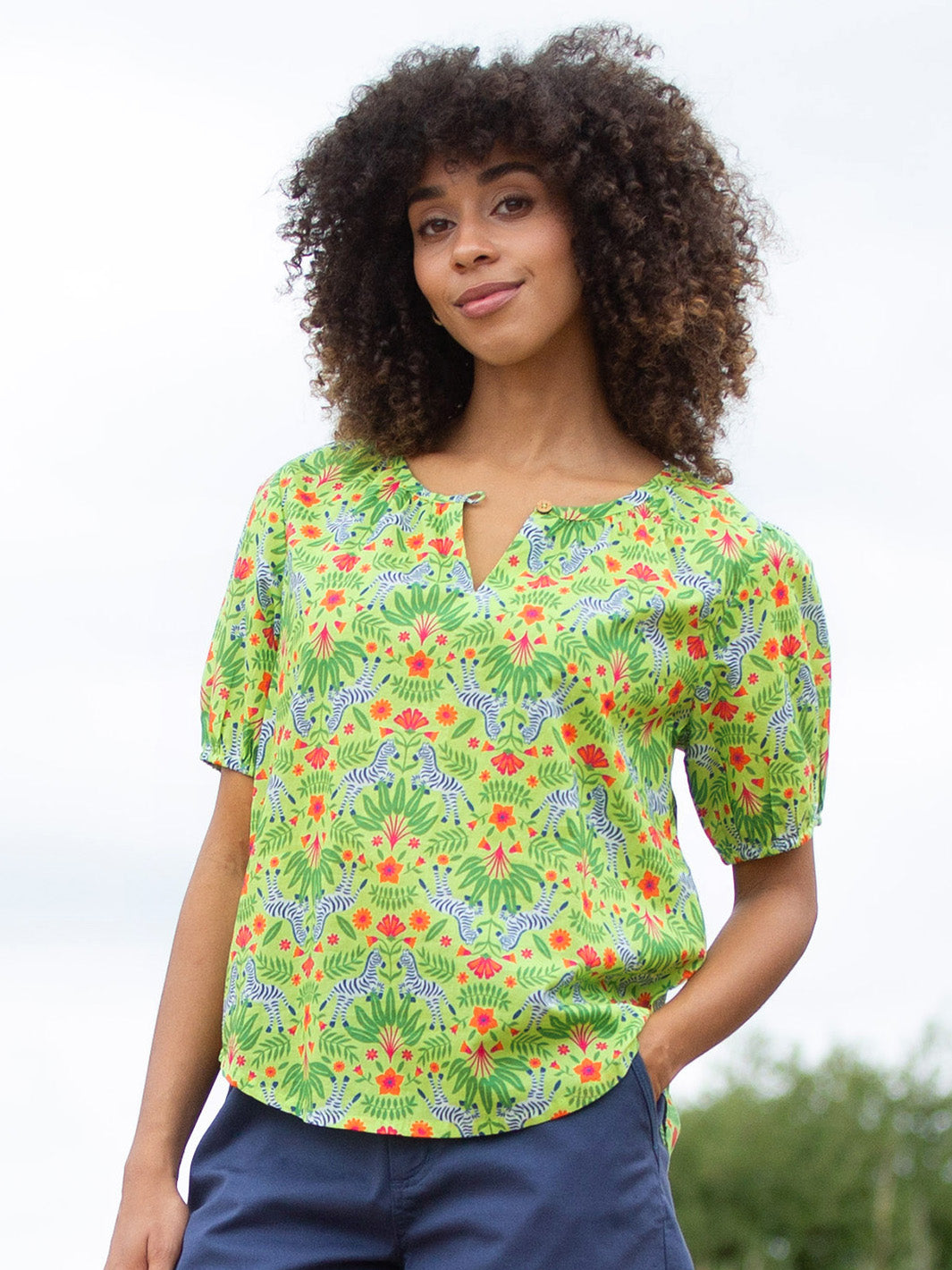 Tincleton Cambric Blouse Dazzle for Women