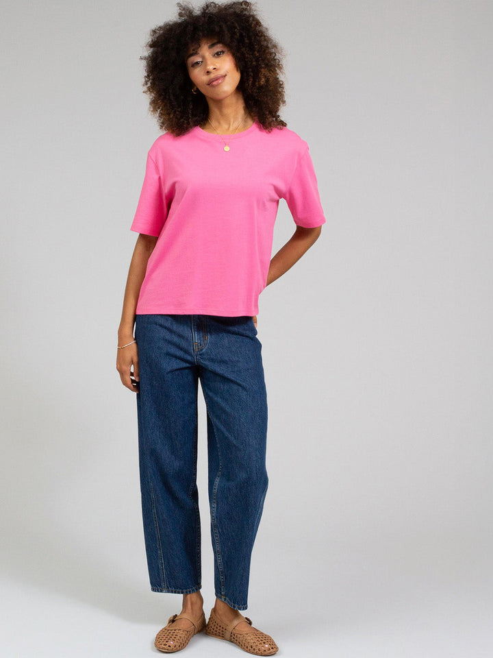 Oxbridge Jersey T-Shirt Azalea for Women - gallery