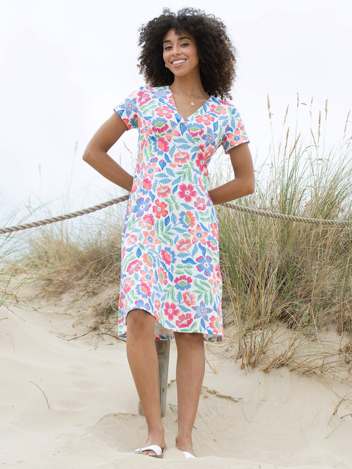 Cheselbourne Jersey Dress Tropicarnival