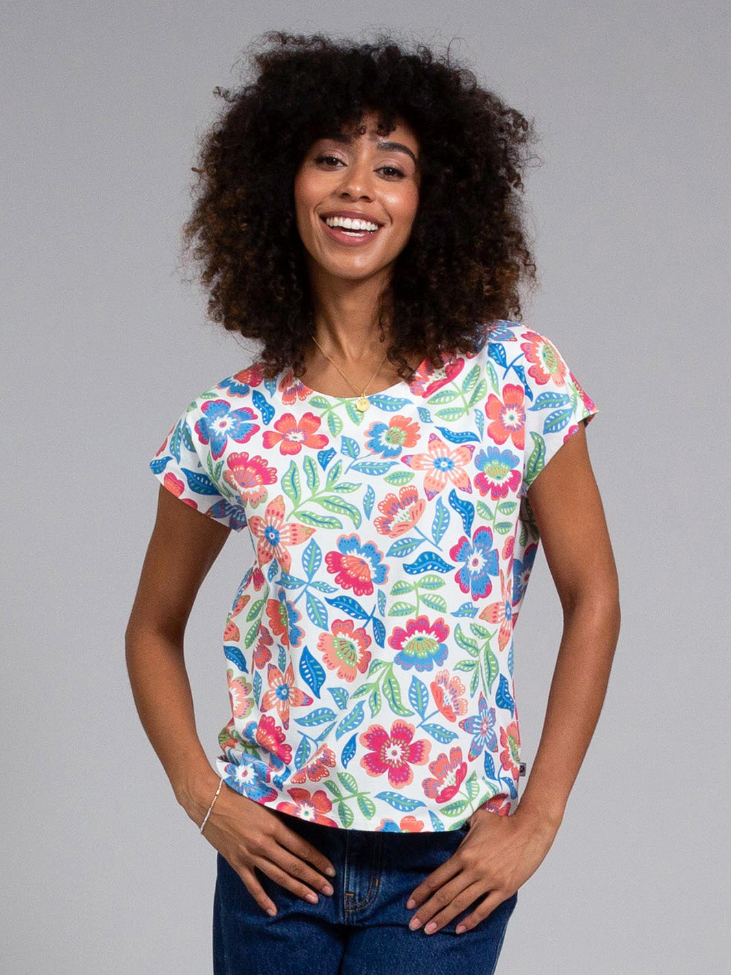 Alum Jersey Top Tropicarnival for Women
