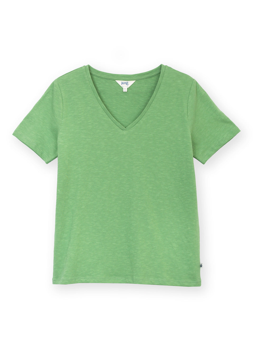 Sandford V-Neck Slub Jersey T-Shirt Ivy for Women - gallery
