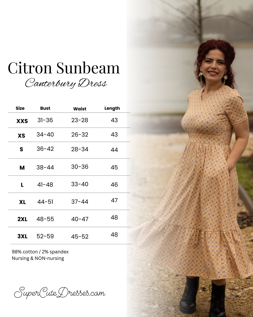 Citron Sunbeam ~ Canterbury Dress for Women - gallery