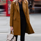 Elegant Women's Trench Coat Featuring Trendy Knot Accent