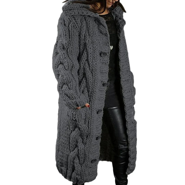Wilma Soft and Chunky Knit Cardigan - Relaxed Fit for Women