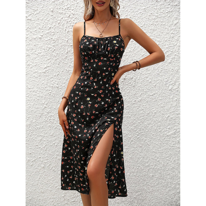 Polka Dot Print Suspender Summer Dress for Women