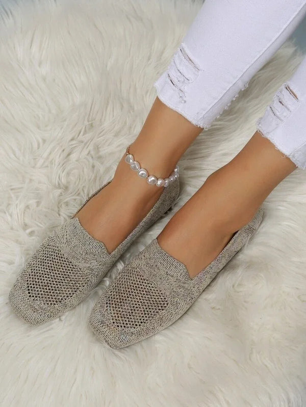 Classic Round Toe Ballet Flats - Versatile Everyday Shoes
