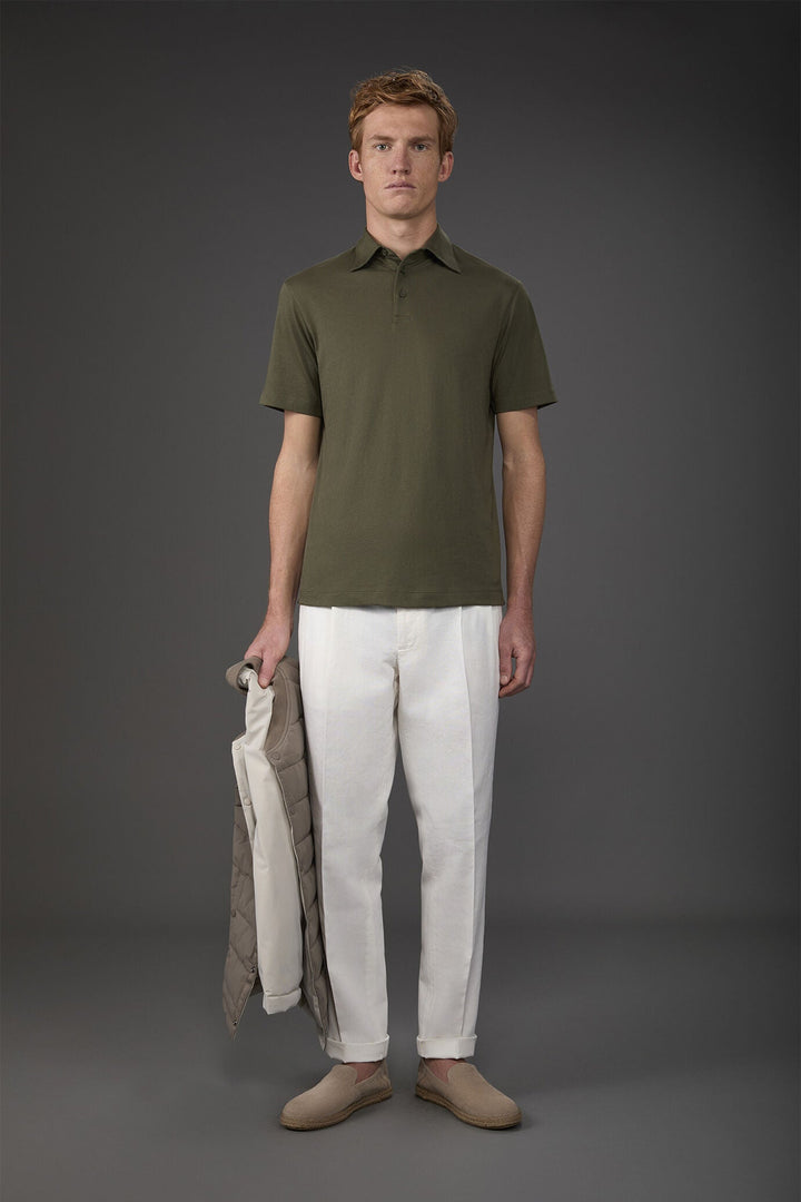 Organic Cotton Short-Sleeve Polo Shirt for Men — gallery