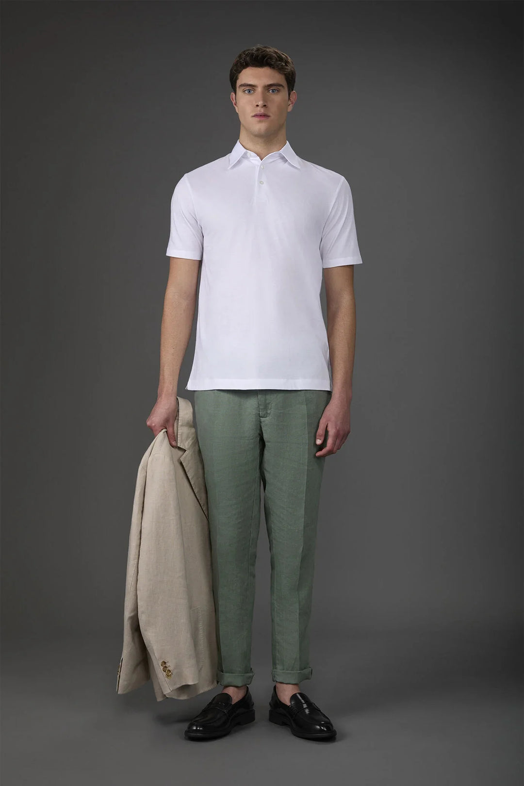 Organic Cotton Short-Sleeve Polo Shirt for Men — gallery