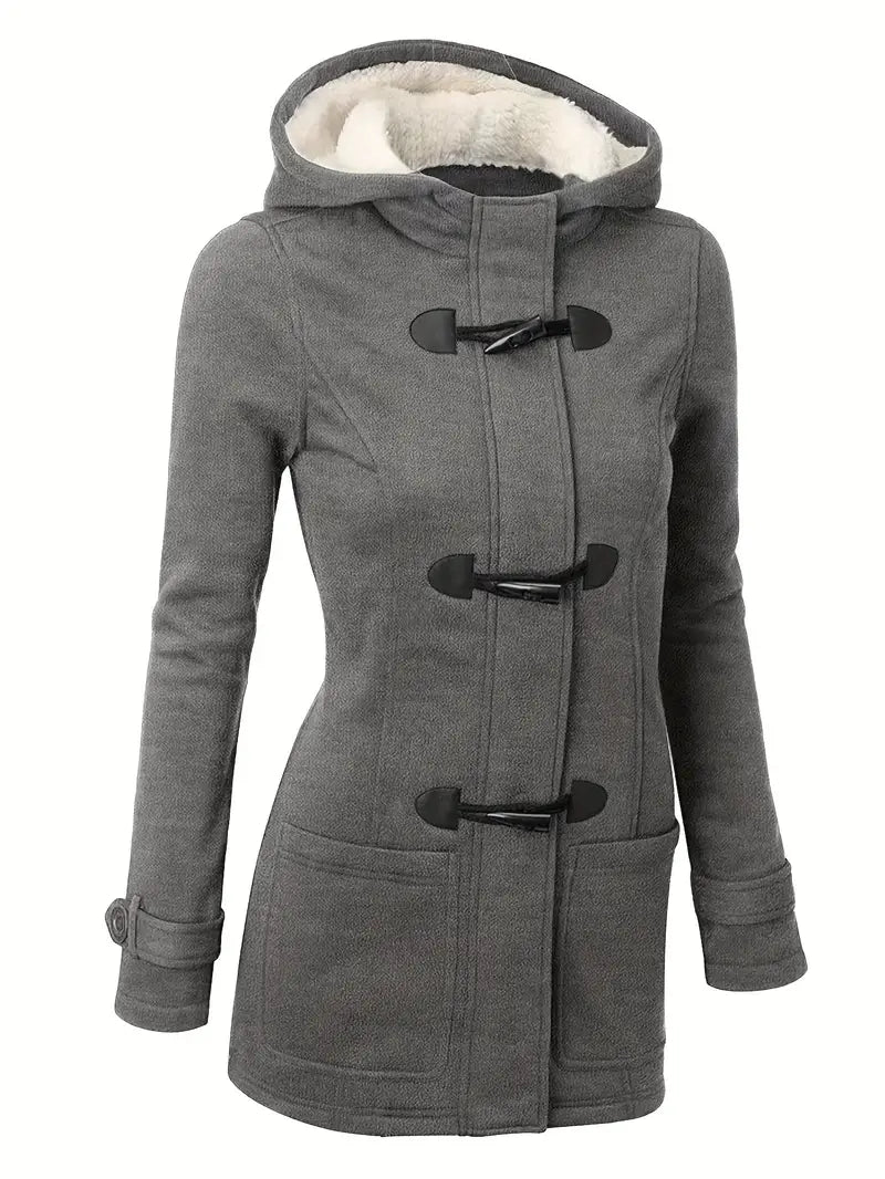 Longline Insulated Winter Coat with Cosy Lining for Women