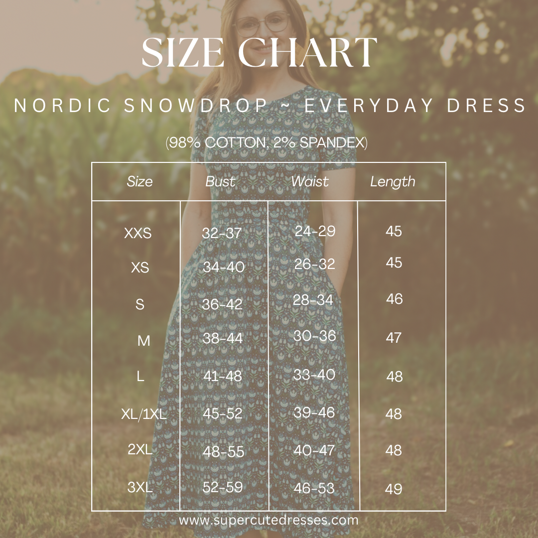Nordic Snowdrop ~ Everyday Dress — gallery