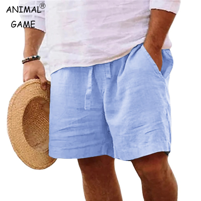 Lightweight Cotton Casual Shorts for Men