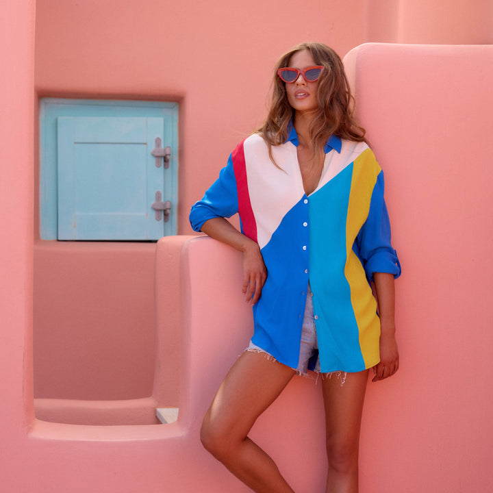 Beach Shirt in Aegina Top for Women - gallery
