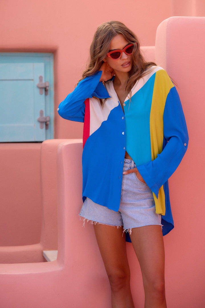 Beach Shirt in Aegina Top for Women - gallery