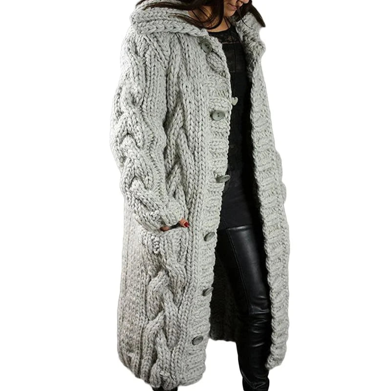 Wilma Soft and Chunky Knit Cardigan - Relaxed Fit for Women