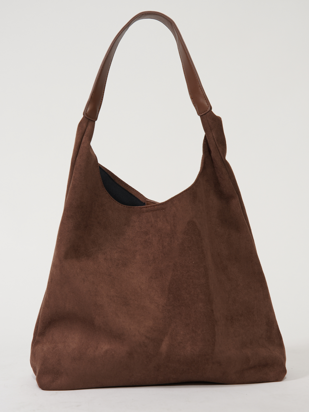 Structured Suede Tote – Spacious Everyday Handbag