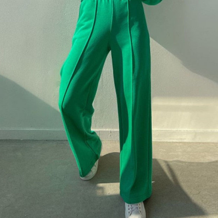Two-Piece Jogging Set with Hoodie - Women's Activewear