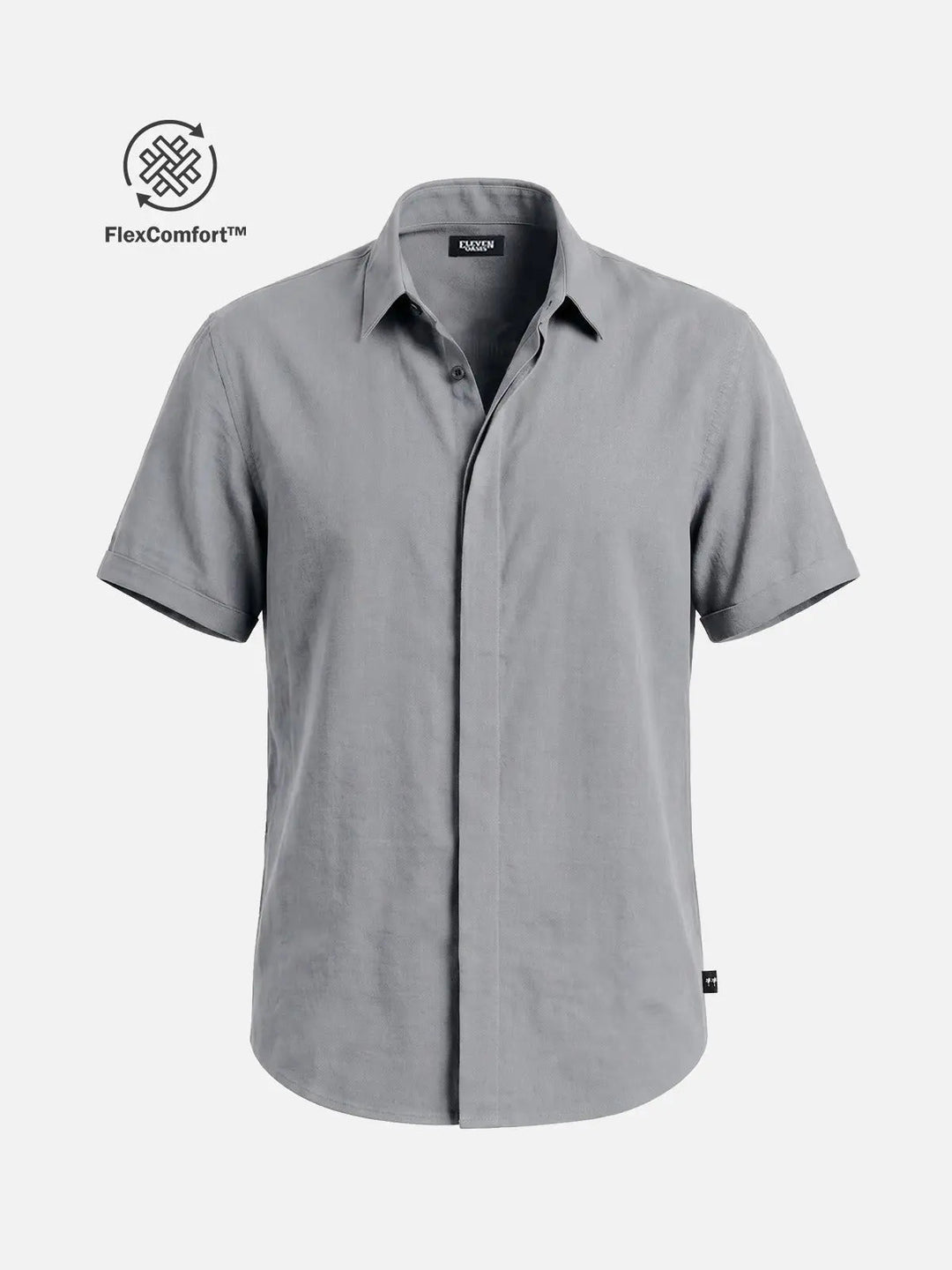 Linen Cotton Blend Short Sleeve Shirt for Men - gallery