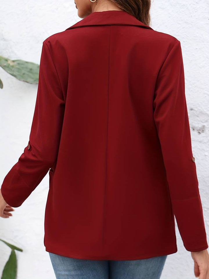 Open-Front Blazer with an Unstructured Relaxed Cut
