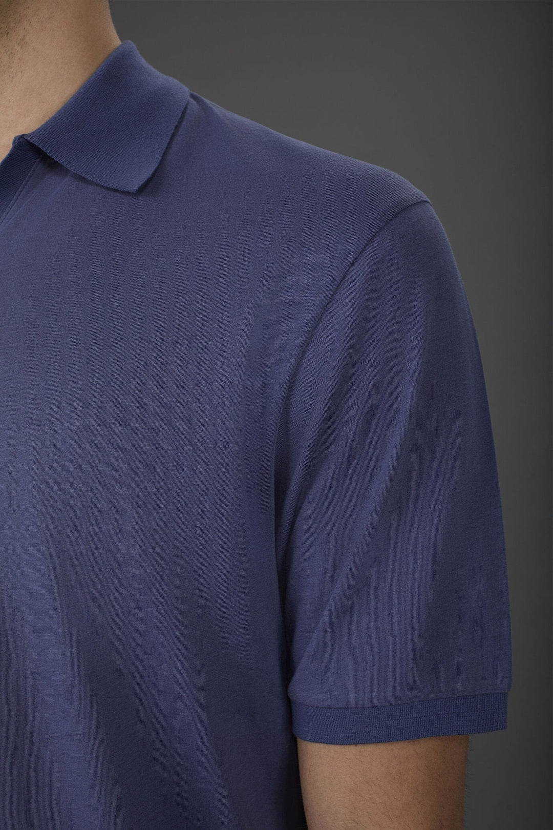 Organic Cotton Derby Collar Polo Shirt for Men — gallery