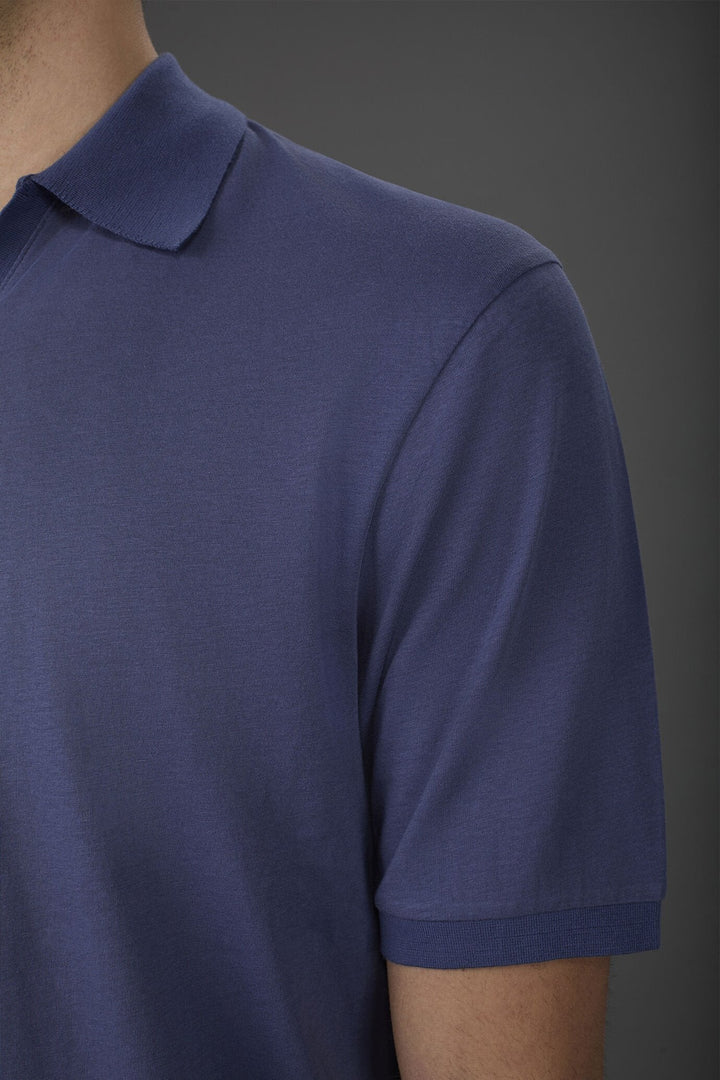 Organic Cotton Derby Collar Polo Shirt for Men — gallery