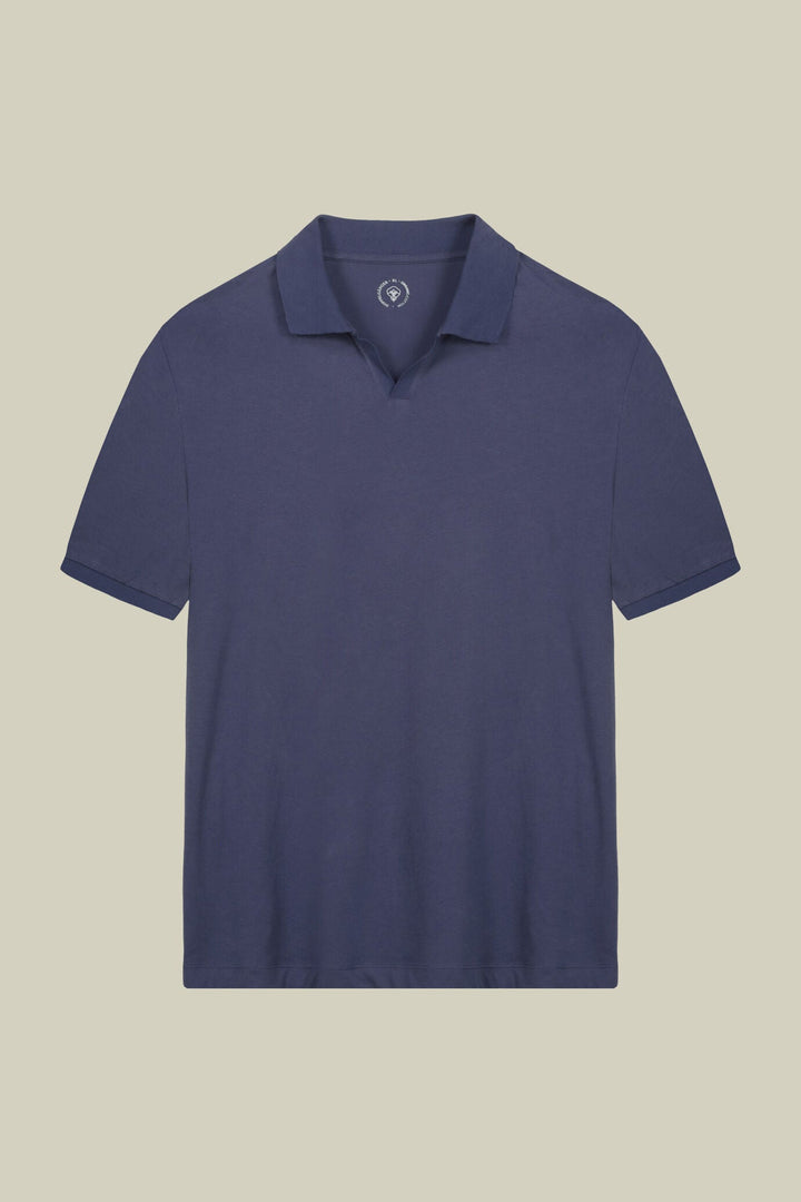 Organic Cotton Derby Collar Polo Shirt for Men — gallery
