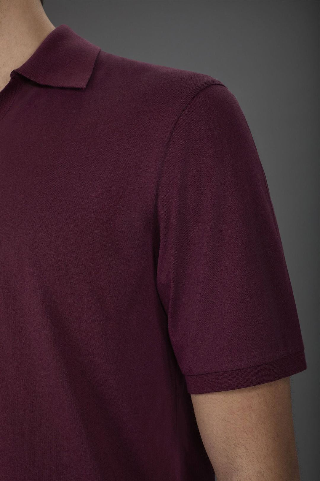 Organic Cotton Derby Collar Polo Shirt for Men — gallery